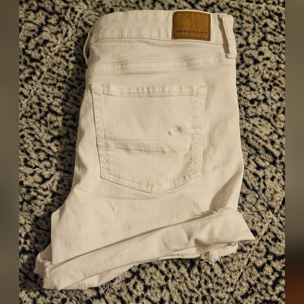 American Eagle Outfitters White Super Stretch Jeans